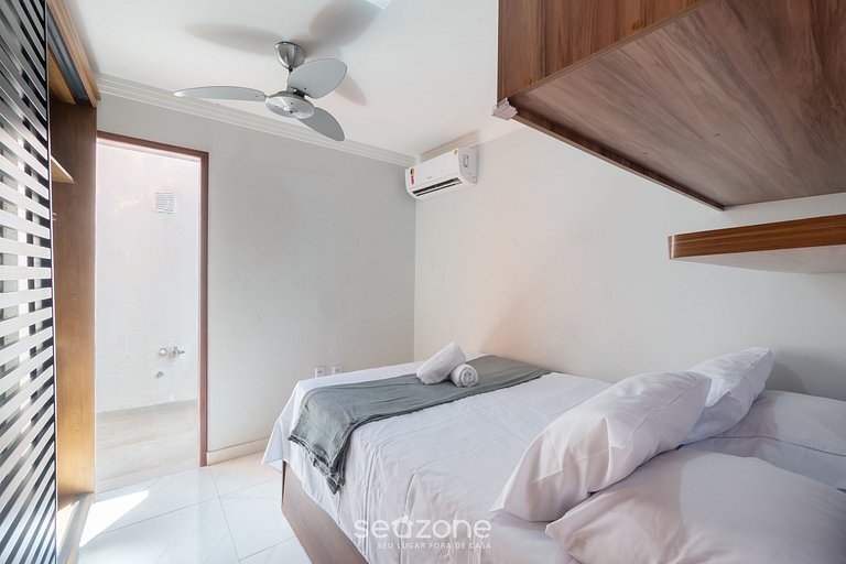 Apto 2Q c/ acesso direto à praia VSM0001