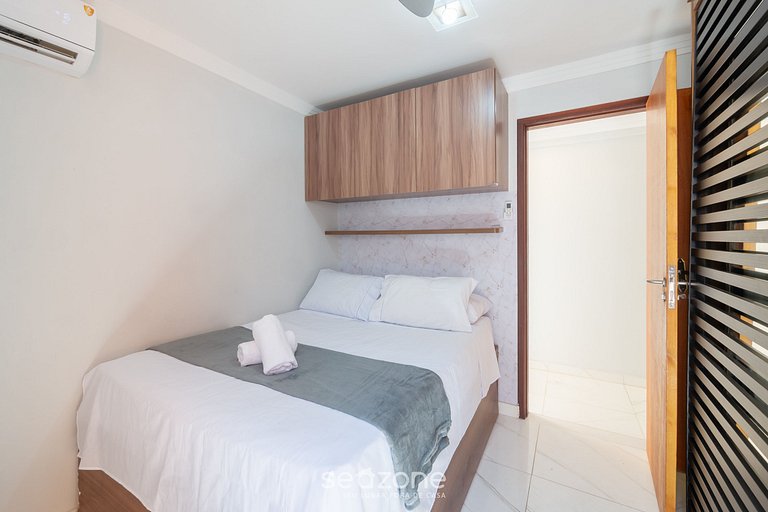 Apto 2Q c/ acesso direto à praia VSM0001