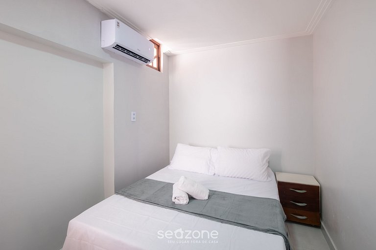 Apto 2Q c/ acesso direto à praia VSM0001