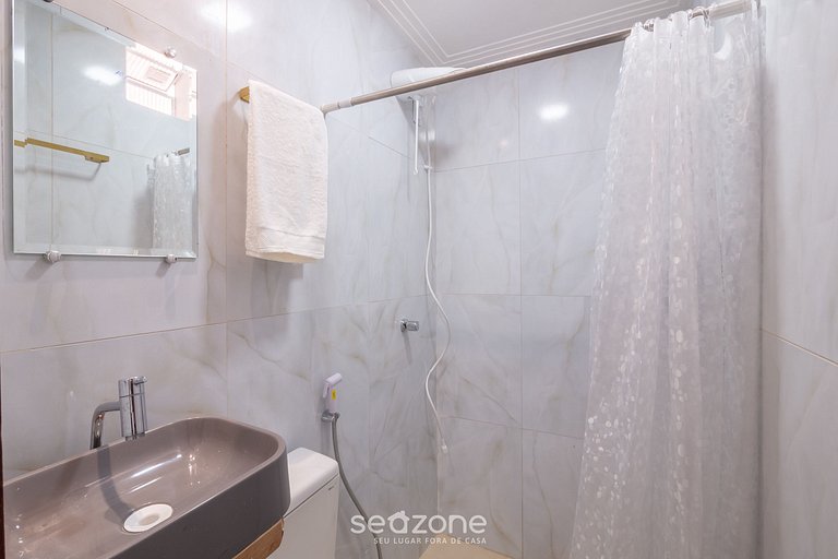 Apto 2Q c/ acesso direto à praia VSM0001