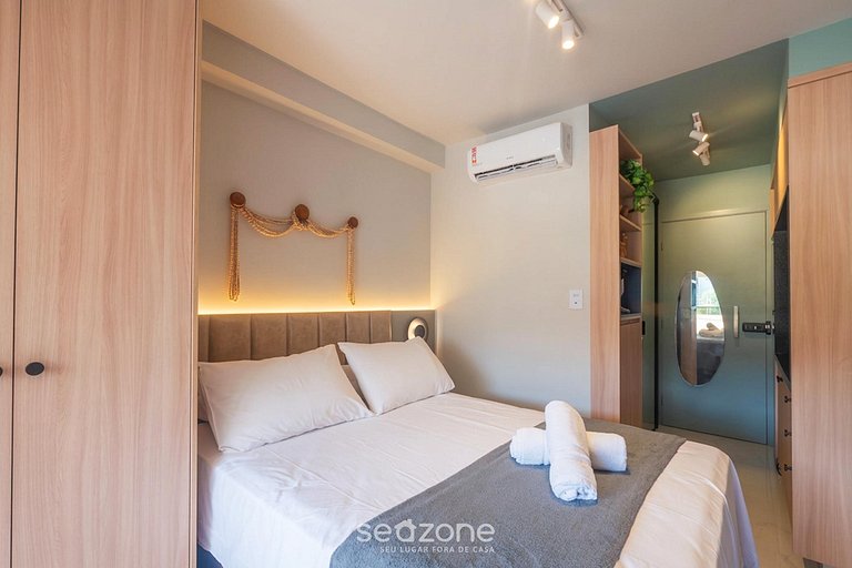 Estudio en cond. con piscina en Armação SMT0207