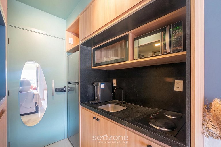 Estudio en cond. con piscina en Armação SMT0207