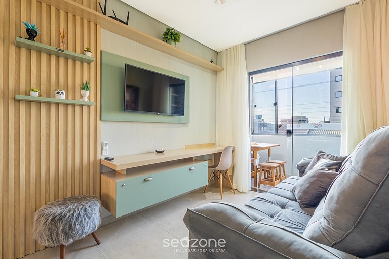 Apto Moderno c/ churrasq. priv. Piçarras CCN0169