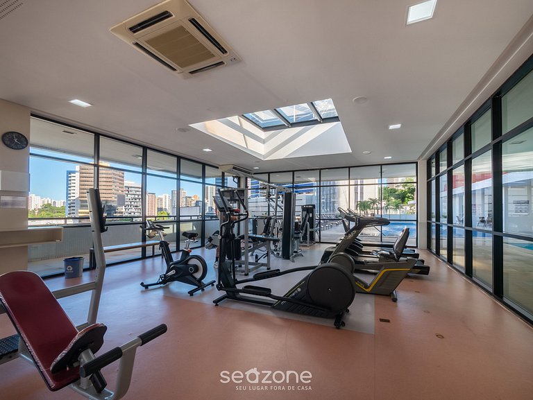 Estudio en hotel con piscina y gimnasio MSB1208