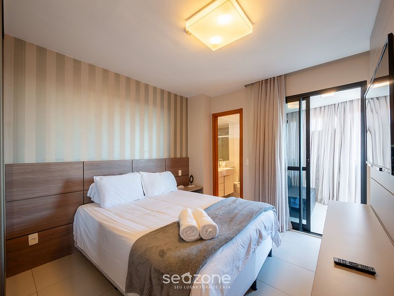 Studio em prédio c/ piscina em Salvador BRS2405