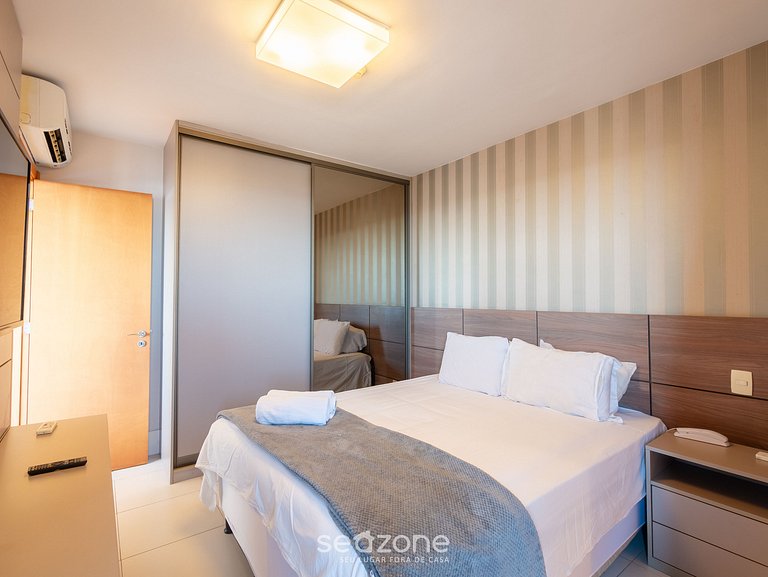 Studio em prédio c/ piscina em Salvador BRS2405