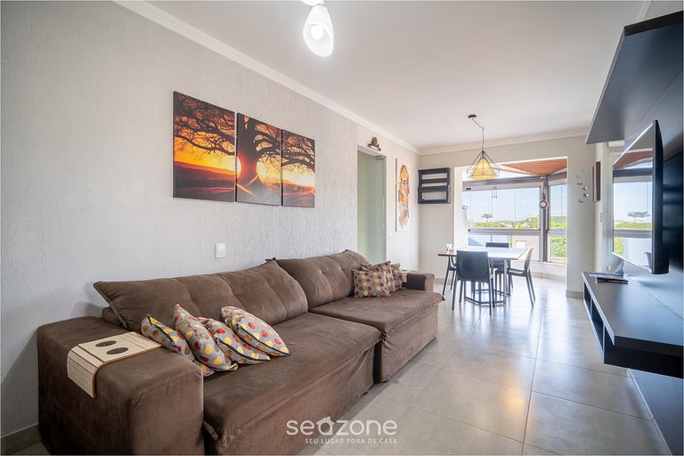 Apto en Cond. con parrilla privada PON0302