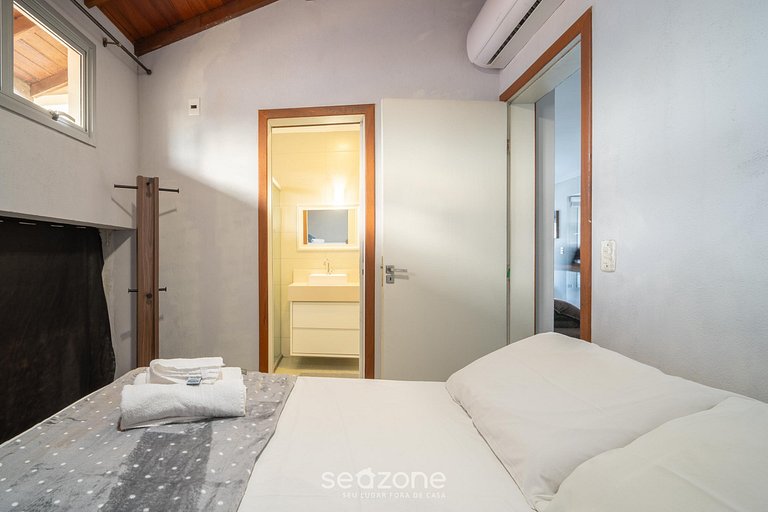 Apto em Cond. c/ churrasq. privativa PON0302