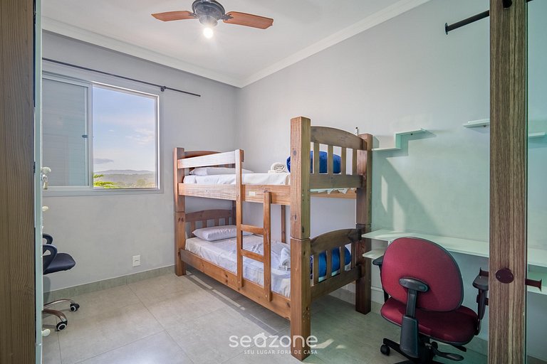 Apto en Cond. con parrilla privada PON0302