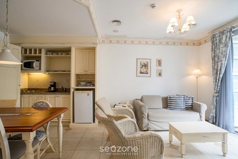 Studio luxo vista piscina em Resort Jurere ILC1209