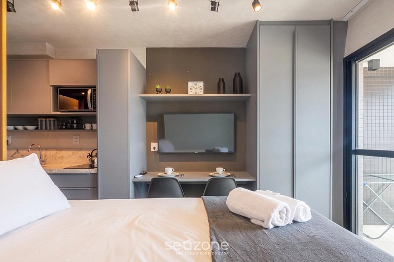 Studio em Cond. c/ Piscina no Jd Namorados JDN0213