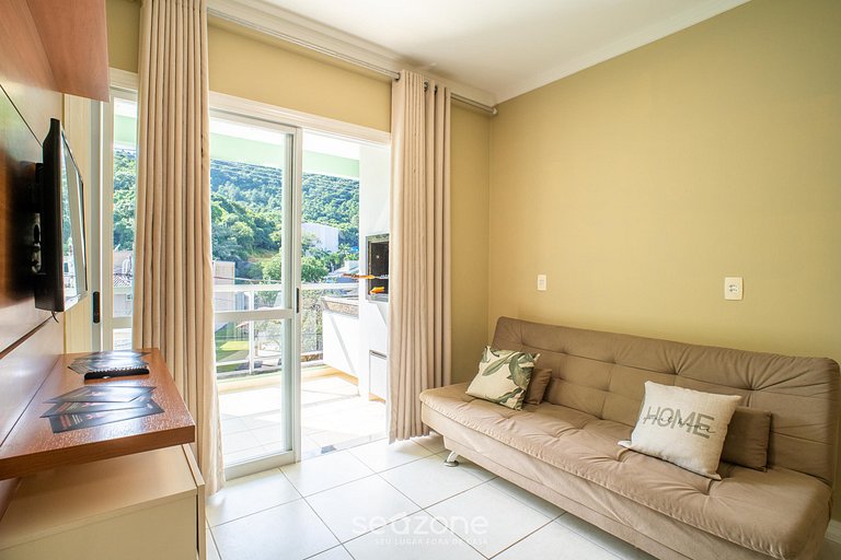 Apto en Jurerê c/ parrilla privada RPI0110