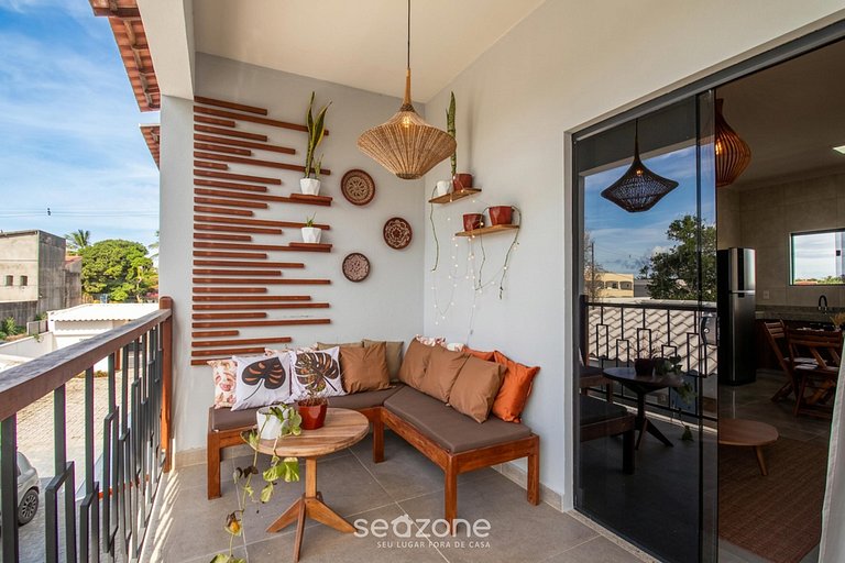 Apto en Cond. c Piscina en Mutá - Cabrália SAN0006