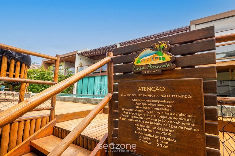 Casa espaçosa em Condo. c/ Piscina CAI0211