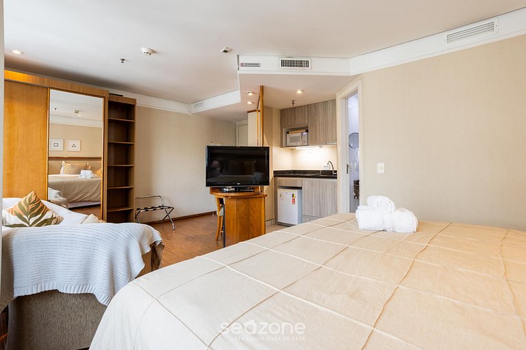 Studio em Cond. c/ Piscina Vila Olímpica VIO1409