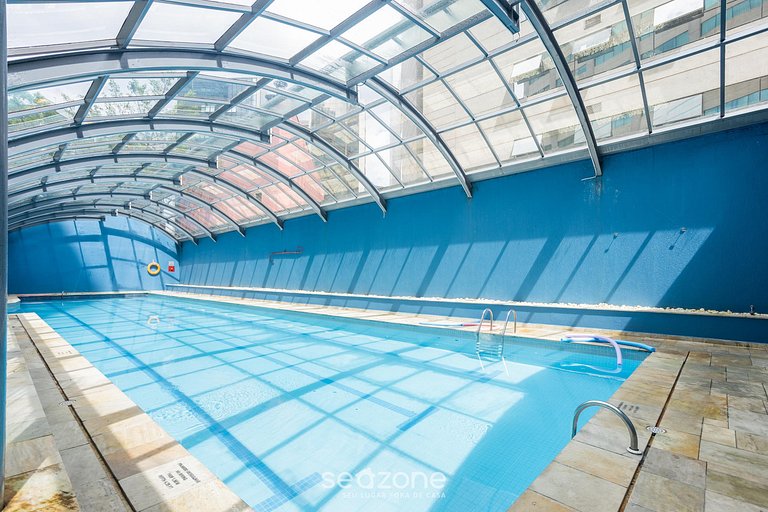 Edificio con piscina climatizada y gimnasio a 260m del Shopp