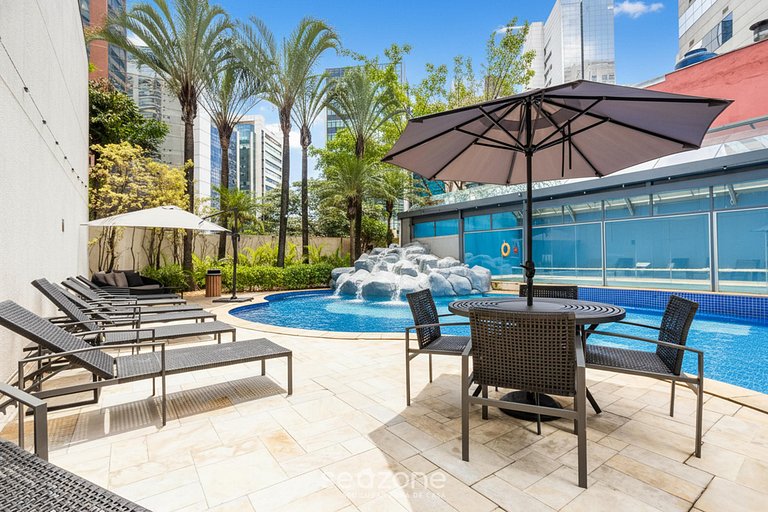 Studio en Cond. con Piscina Vila Olímpia VIO1409