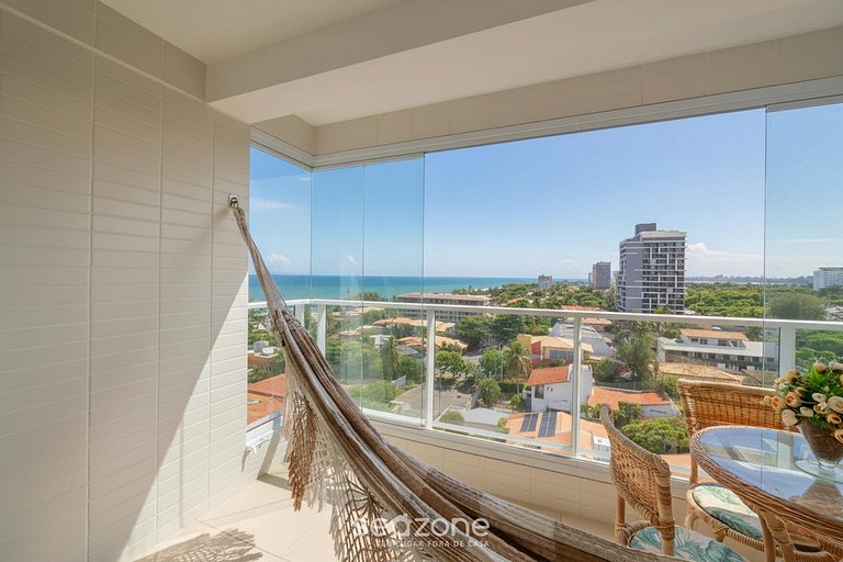 Apto en cond. c/ piscina y vista al mar ILP0801