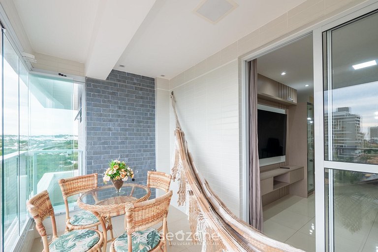 Apto em cond. c/ piscina e vista p/ mar ILP0801