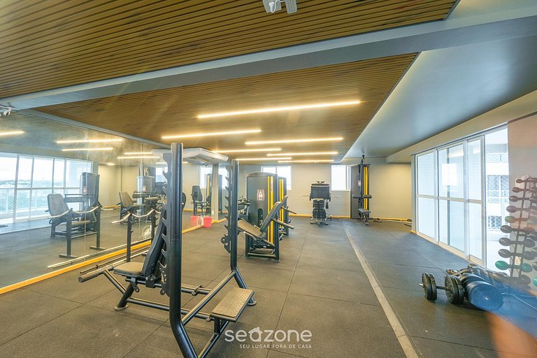 Apto en cond. c/ piscina y vista al mar ILP0801