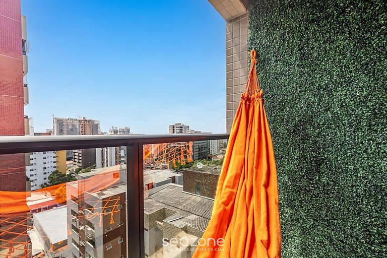 Apto en Cond. con Piscina y vista al mar SLI1013