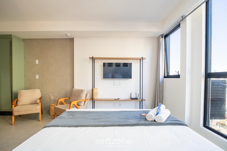 Studio em cond. c/ academia VTD0513