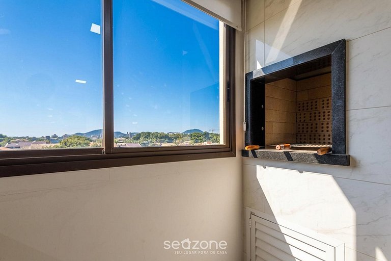 Apto en edificio con parrilla en Centro CTD0402