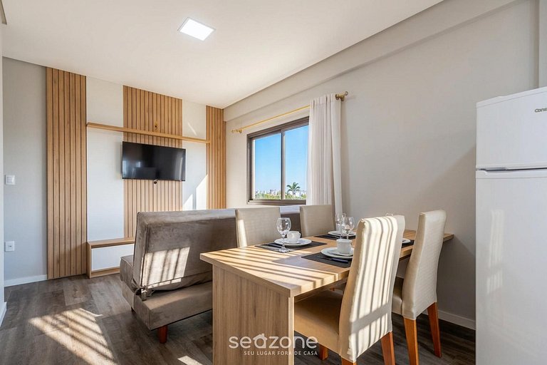 Apto en edificio con parrilla en Centro CTD0402