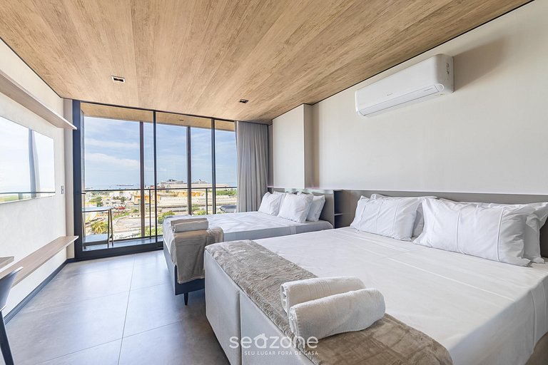 Apto en Cond. c/ Vista al Mar en Pajuçara NWT1017