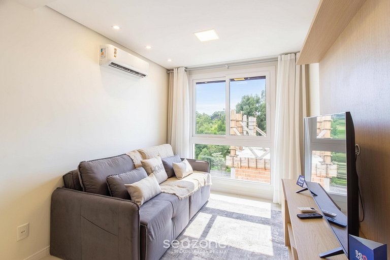 Apto em cond. c/ churrasq. priv. Canela RAD0402