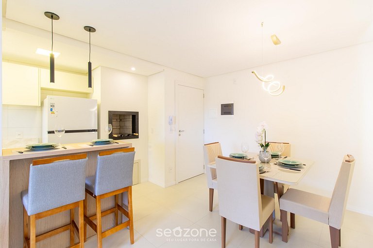 Apto en cond. c/ parrilla priv. Canela RAD0402