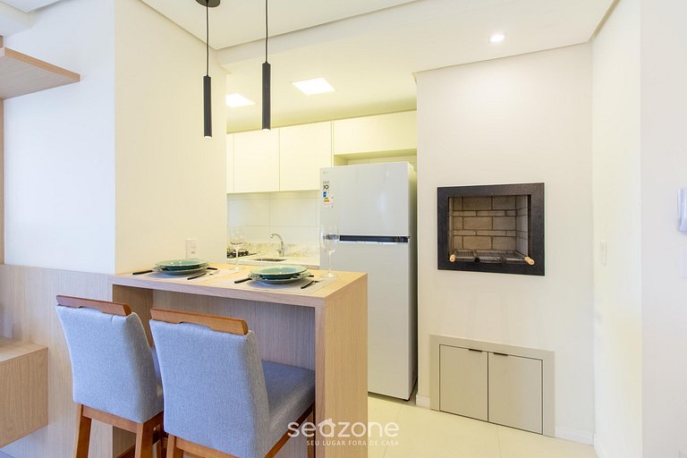 Apto en cond. c/ parrilla priv. Canela RAD0402