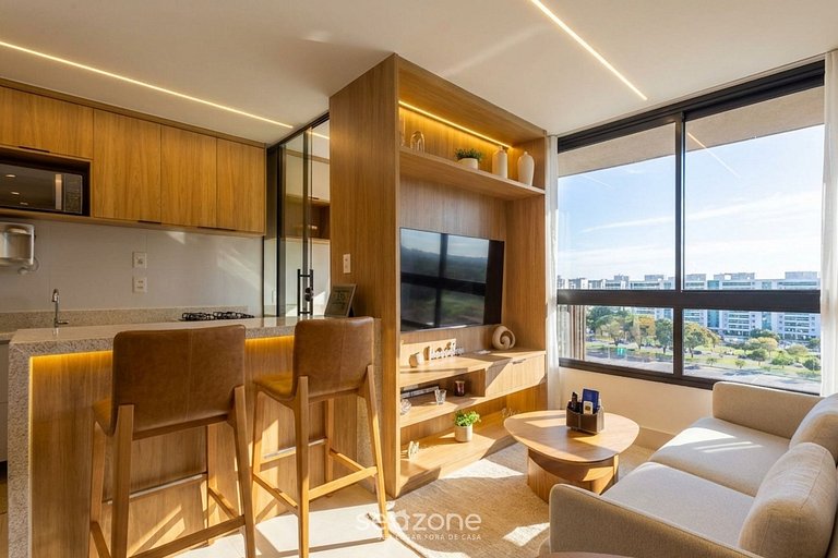 Apto en Cond. con piscina en Brasília GET0805