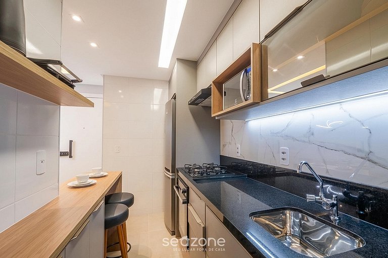 Apto de 2-Hb en cond. c/ piscina MAP1408