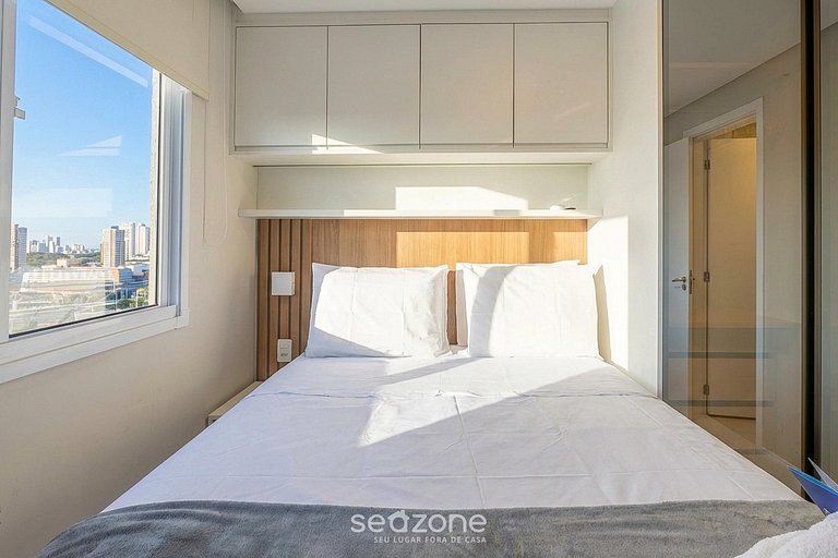 Apto de 2-Hb en cond. c/ piscina MAP1408