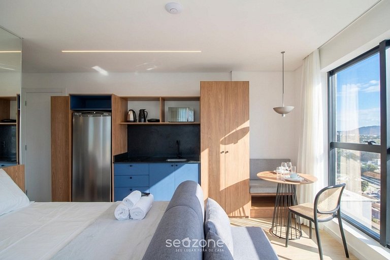 Studio en Cond. con Piscina en Blumenau PIN1901