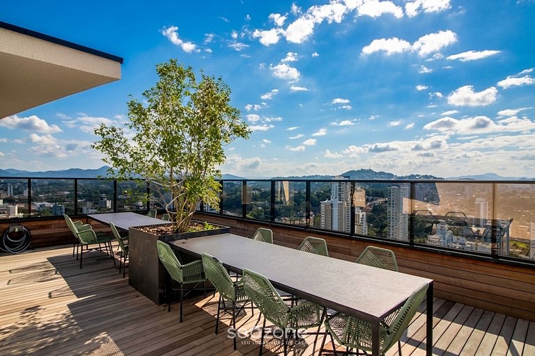 Studio em Cond. c/ Piscina em Blumenau PIN1901