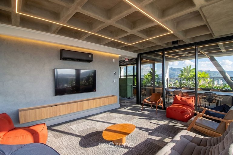 Studio em Cond. c/ Piscina em Blumenau PIN1912