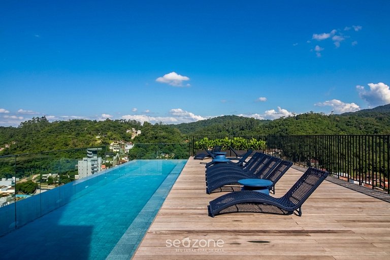 Studio en Cond. c/ Piscina en Blumenau PIN1904