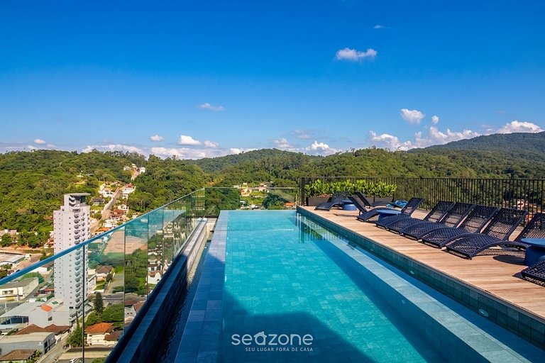Studio em Cond. c/ Piscina em Blumenau PIN1911