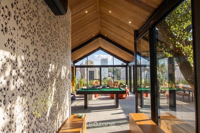 Studio en Cond. c/ Piscina en Blumenau PIN1904