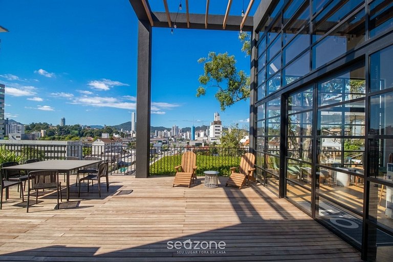 Studio em Cond. c/ Piscina em Blumenau PIN1904