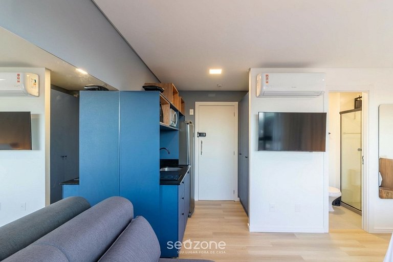 Estúdio em Cond. c/ Piscina em Blumenau PIN1909