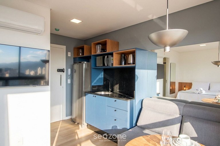 Studio em Cond. c/ Piscina em Blumenau PIN1906