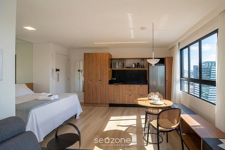 Studio em Cond. c/ Piscina em Blumenau PIN1911