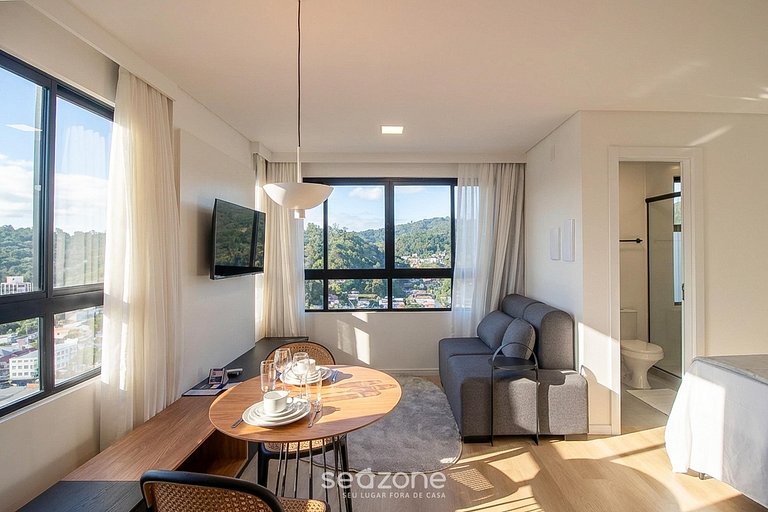 Studio en Condo con Piscina en Blumenau PIN1911