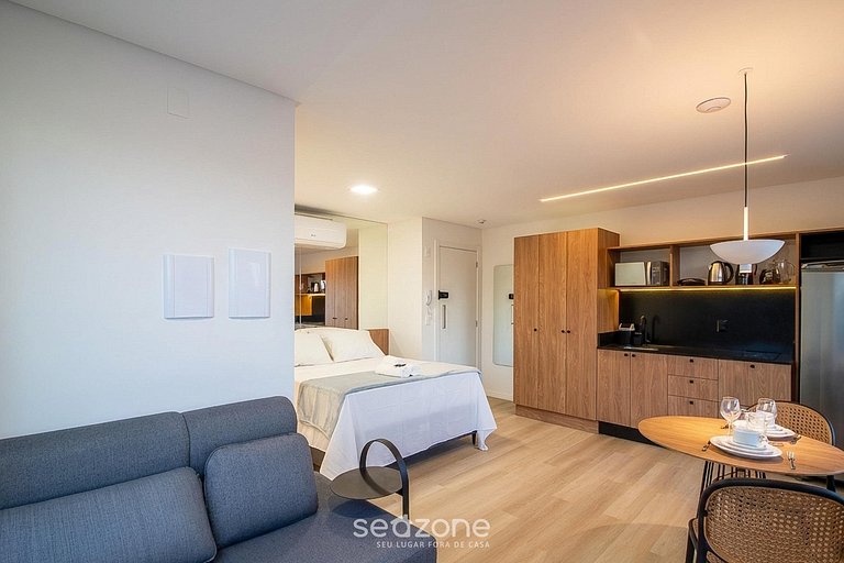 Studio em Cond. c/ Piscina em Blumenau PIN1911