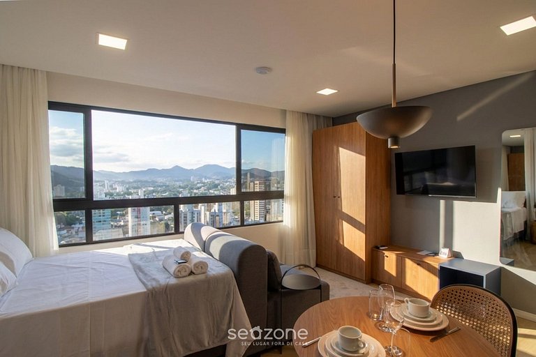 Studio em Cond. c/ Piscina em Blumenau PIN1912