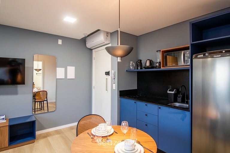 Studio em Cond. c/ Piscina em Blumenau PIN1912