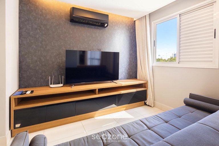 Apt a apenas 750m do Shopping Flamboyant WSL0408